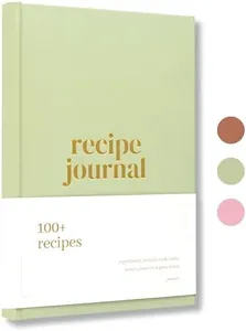 Lamare Blank Recipe Book to Write in Your Own Recipes – Cute DIY Cookbook & Recipe Journal – Perfect Blank Recipe Notebook for Family Keepsakes