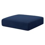 Hokway Stretch Couch Cushion Slipcovers Reversible Cushion Protector Slipcovers Sofa Cushion Protector Covers(Dark Blue, Small)