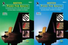 Bastien Piano For Adults 2 Books Set - Book 1 (Book & IPS) & Book 2 (Book & IPS)