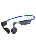 Shokz (AfterShokz) OpenMove - Open-Ear Bluetooth Sport Headphones - Bone Conduction Wireless Earphones - Sweatproof for Running and Workouts, with Sticker Pack (Blue)