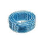 16mm ID Clear PVC Braided Hose Reinforced Pipe for Oil Water (10 metres)