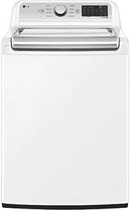 LG WT7405CW 5.3 Cu. Ft. White Top Load Washer with 4-Way Agitator & TurboWash3D Technology