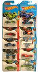 Hot Wheels Kid Cars Collection Of 10 Futuristic Models (Multicolour)