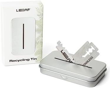 Leaf Shave Blade Recycling Tin - Blade Bank for Safety Razor Blades