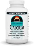 Source Naturals Calcium, Amino Acid Complex- Enhanced Absorption & Supports Bone Formation* - 250 Tablets