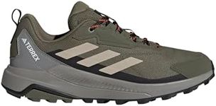 adidas Men's Terrex Anylander Hiking Sneaker, Olive Strata/Wonder Beige/Black, 8.5