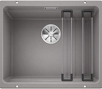 BLANCO ETAGON 500-U – Granite Kitchen Sink for 60 cm Wide Base Units – Undermount – Made of SILGRANIT – Grey – 522229