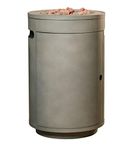 Bond Manufacturing 52095 Acero 16" Round 30,000 BTU Gas Fire Column, Gray
