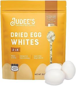 Judee’s Dried Egg White Protein Powder 2 lb - Pasteurized, USDA Certified, 100% Non-GMO - Gluten-Free and Nut-Free - Just One Ingredient - Made in USA - Use in Baking - Make Whipped Egg Whites