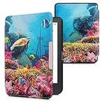 kwmobile Case Compatible with Kobo Clara HD Case - eReader Cover - Underwater Multicolor