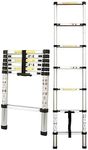 Bullet Pro Aluminium Telescopic Ladder, 2 Meter Height