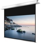 celexon electric home cinema and business projector screen – Ceiling Recessed Electric Professional Plus up to 4K – 180 x 101 cm –80” inch – 16:9