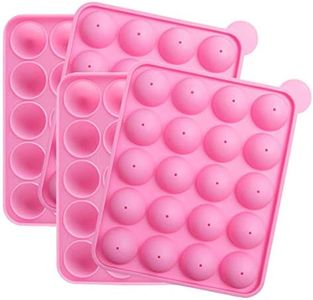 Tosnail 2 Pack of 20-Cavity Silicone Cake Pop Mold - Great for Hard Candy, Lollipop and Party Cupcake