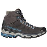 La Sportiva Womens Ultra Raptor II Mid Leather GTX Waterproof Hiking Boots, Carbon/Atlantic, 5 UK