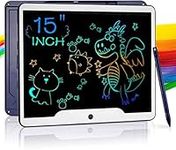 NOBES Toys for 3-10 Years Old Boys Girls, 15-Inch Large LCD Writing Tablet Drawing Tablet for Kids & Adults, Toddler Doodle Board, Drawing Pad, Holiday Birthday Gifts for Kids Age 3 4 5 6 7 8 (Blue)