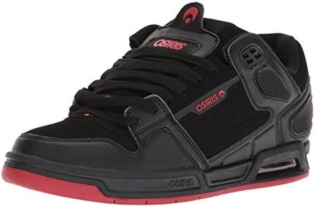 Osiris Men's Peril Skate Shoe Black/Red 12 M US