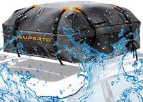 AUPERTO Waterproof Car Top Carrier- Roof Cargo Bag Box Easy to Install Soft Rooftop Luggage Carriers with Wide Straps, Best for Traveling, Cars, Vans, SUVs