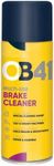 OB41 Multi-Use Brake Cleaner - Cleaner for Brake & Clutch Parts - Non Staining, Non Corrosive to Metals - Evaporates Quickly, Leaving Residue - 400ml