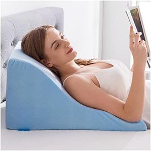 NOFFA Cuscini da Lettura a Cuneo in Memory Foam | Cuscino Gambe per Letto e Divano | Perfetto per Il Supporto della Schiena Durante Rilassarsi, Giocare, Leggere o Guardare la TV