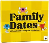 Happy Duo Family Dates 40 Scratch Off Family Date Cards, Date Night Ideas, for Kids, Stocking Stuffers for Kids