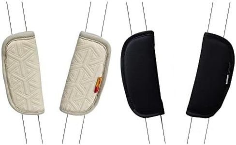 RuishiLinh 2 Pairs Soft Baby Child Harness Car Seat Belt Strap Covers Safety Shoulder Pad Protection Cushion for Infant Stroller Pushchair Seatbelt