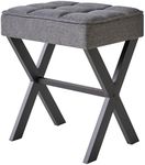 IBUYKE Square Makeup Stool with X-L