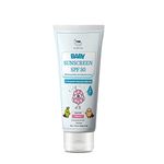 TNW-THE NATURAL WASH Baby Spf 30 Sunscreen With Calendula Extracts And Mango Butter | Water Resistant | Sun Protection | For All Skin Types