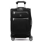 Travelpro Platinum Elite Softside Expandable Spinner Wheel Luggage, Shadow Black, Carry-On 20-Inch, Platinum Elite Softside Expandable Spinner Wheel Luggage