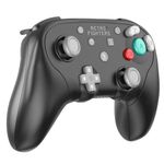 BLACK BATTLERGC NEXT-GEN WIRELESS GAMECUBE CONTROLLER [RETRO FIGHTERS]