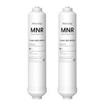 Waterdrop WD-MNR35 Remineralization Filter, 1/4" Quick Connect Mineral Filter for Undersink Reverse Osmosis System, Restore Essential Minerals for RO System, RO Mineral Filter System, 2-Pack