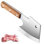 KITORY Meat Cleaver Heavy Duty Axes Shape Super Heavy and Thick Bone Breaker Professional Butcher’s Knife Traditional Forged Cleaver Kitchen Knife for Slicing Meat/Cutting Bone -K1, 2024 Gifts