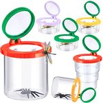 SKYLETY 10 Pcs Insert Bug Viewer Magnifying Insect Box Bug Collecting Jars Critter Insect Magnifier Container Science Educational Kits Nature Exploration Toys for Insect Cage Catcher