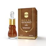 Ajmal Royal Oud Kuwaiti Attar Perfume for Men & Women | 10ml Non-Alcoholic Attar | Concentrated Perfume Oil with Oud, Woody & Musky Notes | Traditional Ittar | Versatile Office/Work Unisex Cologne
