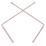 99.9% Copper Dowsing Rods - 2PCS Divining Rods - for Ghost Hunting Tools, Divining Water, Treasure, Buried Items Etc