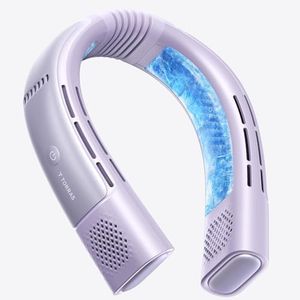 TORRAS Coolify 2026 Neck Air Conditioner 2S PRO, ICE-FEEL Cooling Neck Cooler & Personal Air Conditioner for Garden, Travel, Music Festival & Hot Flashes, Premium Gift for Women Mom, Purple