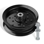 UP2WIN Flat Idler Pulley Bearing Compatible with Craftsman Husq Ariens Sears Poulan Riding Lawn Mower Tractor with 42" 46" 48" 54” Deck, Replace 197379, 196106