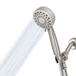 Waterpik High Pressure Hand Held Shower Head with Hose, PowerPulse Massage 7-Mode, Brushed Nickel XPB-769ME