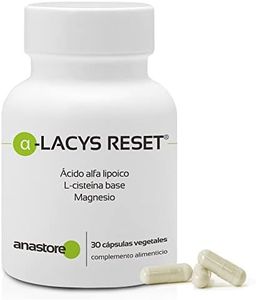 Ácido alfa lipoico (alfa-LACYS RESET®) con base de L-Cisteína, Magnesio* 300mg/30cápsulas *potente acelerador y regulador del rendimiento * útil contra la diabetes, reduce la fatiga*