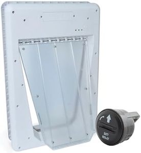 PetSafe, Selective Entry, SmartDoor, Automatic Locking, Multi Key, Energy Efficient, Programmable Pet Door, Large Dog and Cat Door