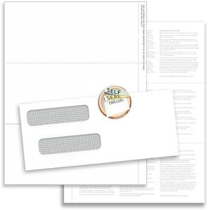 2019 3-Up W-2 Tax Forms (100 Sheets & Self Seal Envelopes) for Laser or Inkjet, 24 lb. Paper, Instructions Printed on The Back, Compatible with QuickBooks and Accounting Software