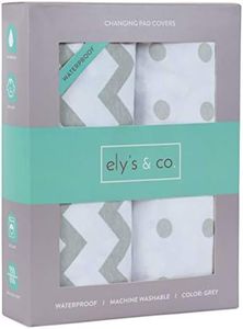 Waterproof Changing Pad Cover Set | Cradle Sheet Set by Ely's & Co no need for Changing Pad Liner
