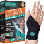 ComfyBrace-Premium Copper Lined Wrist support /Wrist Strap/Carpal Tunnel Wrist Brace/ Arthritis Hand Support -Fits Both Hands-Adjustable Fitted