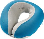 Go Travel Super Supportive & Ergonomic Memory Foam Dreamer Travel Neck Pillow (Light Blue)