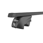 Atera Signo RTD 048422 Car Roof Rack - Square Profile Black - for Cars with Flying Roof Rails - Steel 122 cm