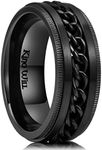 King Will INTERTWINE 8mm Mens Black