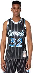 Mitchell & Ness NBA Swingman Maillot 2.0-O. Magic 1994-95 S. O`Neal #32 Camiseta, Negro/Negro, Medium Unisex Adulto