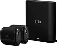 Arlo Technologies, Inc Pro 3 2-Camera Indoor/Outdoor Wire-Free 2K HDR Security Camera System, Black, 2 Pack