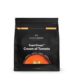 Protein Works - Super Soups, Cream of Tomato, Instant Soup, Less Than 230 Calories, Nutritious Meal in Under 5 Minutes, High Protein, 600g