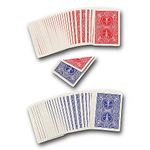 Hat Trick Magic Bicycle Rider Back Gaff Playing Card Decks (Red Blue Double Back)