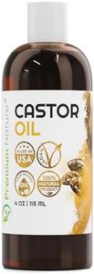 Castor Oil Pure Carrier Oil - Cold Pressed Castrol Oil for Essential Oils Mixing Natural Skin Moisturizer Body & Face, Eyelash Caster Oil, Eyelashes Eyebrows Lash & Hair Growth Serum 4 oz